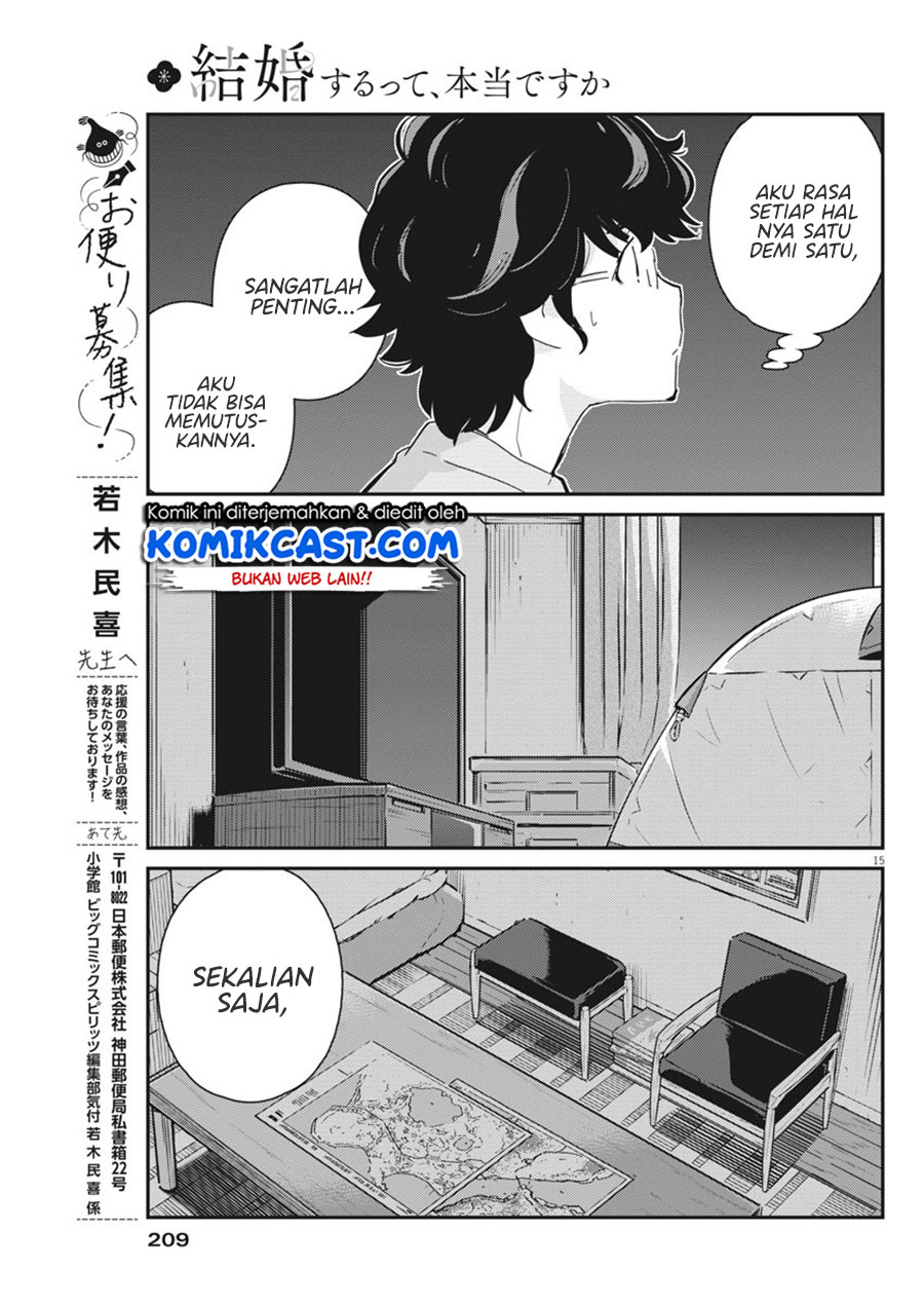 Kekkon Surutte, Hontou Desu ka? Chapter 45 Gambar 16